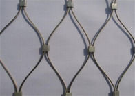 X tenda o cabo tecido Webnet da corda de fio malha de aço inoxidável flexível de grande resistência