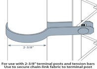Faixa da tensão do elo de corrente do cargo/tubulação 38mm da flange 2-3/8” OD