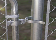 Caminhada galvanizada da cerca do elo de corrente do metal através do grupo do gancho do hardware de montagem da porta, das dobradiças e da trava Lockable da porta de Chainlink