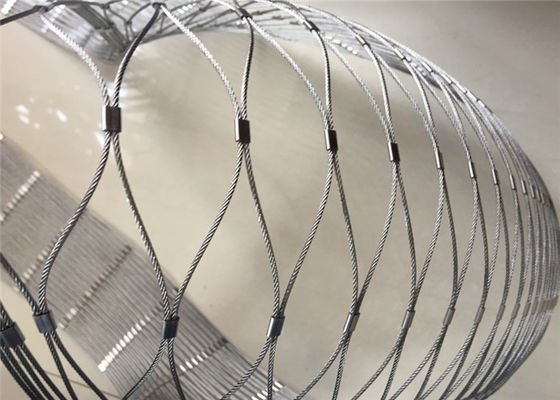 Tempo de aço inoxidável flexível durável da rede do cabo da malha da corda de fio resistente
