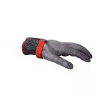 Anti carniceiro de aço inoxidável cortado resistente Gloves dos dedos da malha 5 do metal da segurança