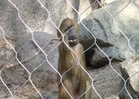 Rede flexível de cerco líquida pequena do cabo de Mesh Monkey Enclosure Ss Zoo da corda de fio do metal do pássaro