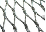 Rede de Mesh Woven Guardrail Protection Net da corda da fachada 70x120mm Ss da construção