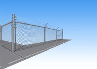 Fio Mesh Fence do elo de corrente 2M Height 15M Length For Commercial e industrial