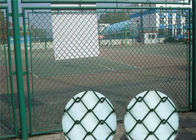 Pvc Diamond Mesh Fencing dos esportes da terra do basquetebol de 50x50mm