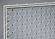A rede de aço inoxidável durável da malha da corda de fio, 1.2mm a 3.2mm X tende a malha do cabo