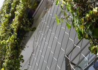corda de fio de aço inoxidável decorativa flexível Mesh For Green Plant Climbing de 70x120mm