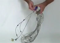 Corda de fio de aço inoxidável Mesh Bags Hand Woven Customized da segurança 2mm