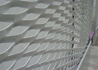 Alumínio decorativo rede de arame tecida revestimento expandida da fachada da malha do metal