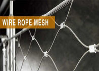 70x120 corda de fio de aço inoxidável flexível Mesh Fence do anti corrosivo PVDF