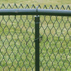 abertura de Mesh Fence Green White 55mmx55mm do elo de corrente de 6ft x de 30ft para a galinha e os carneiros