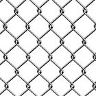 Calibre da rede de arame 6 de Zig Zag Shape da cerca do vinil de Diamond Pattern Chain Link Black