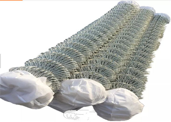 Cerco de Galvanised Chain Link da cerca do elo de corrente da anticorrosão 6FT 7FT 8FT