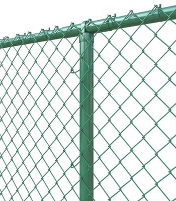 O PVC de grande resistência revestiu a cerca For Playground do elo de corrente de 9 calibres